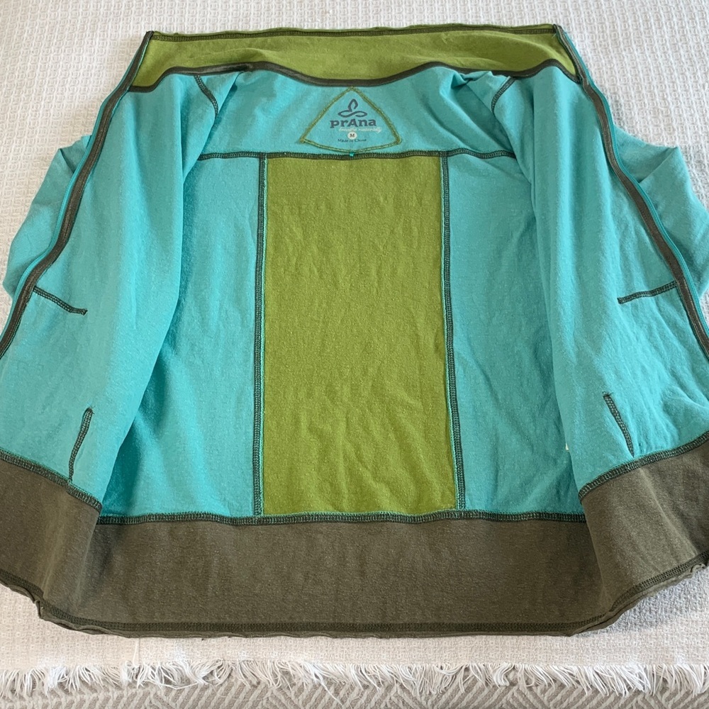 Prana zip up jacket hemp and organic cotton blend size medium - Picture 5 of 8